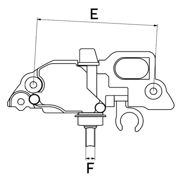 Regulator alternatora 1986AE0029 Bosch