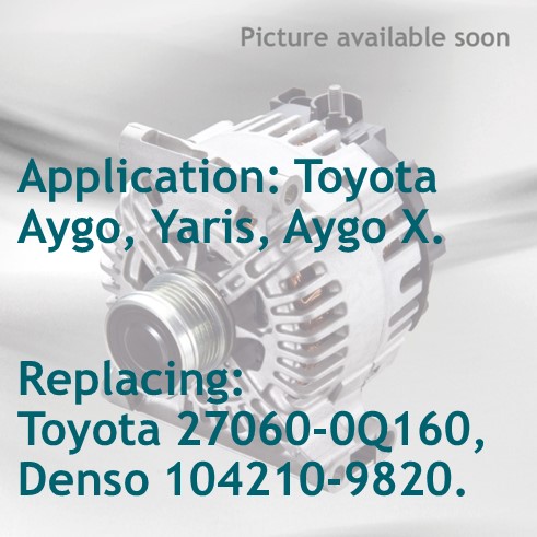 Alternator Toyota HC Cargo 116697