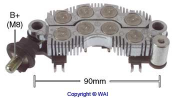 Mostek prostowniczy alternatora IYR9016