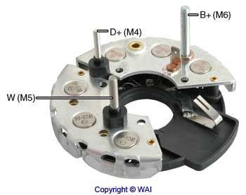 Mostek prostowniczy alternatora IBR313