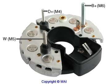 Mostek prostowniczy alternatora IBR314