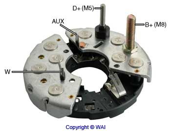 Mostek prostowniczy alternatora IBR324