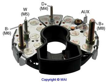 Mostek prostowniczy alternatora IBR341