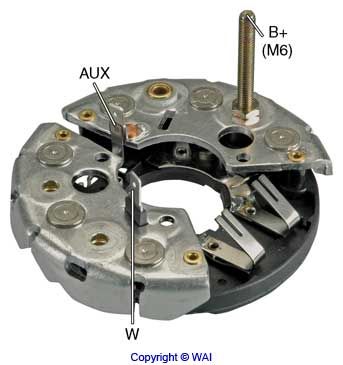 Mostek prostowniczy alternatora IBR388