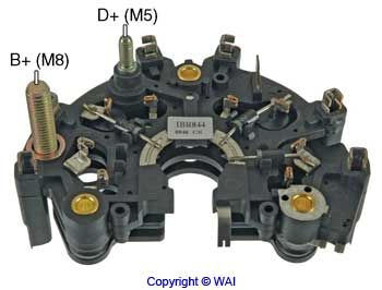 Mostek prostowniczy alternatora IBR844