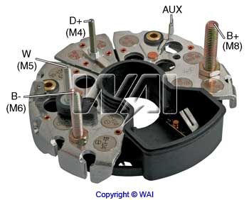 Mostek prostowniczy alternatora IBR904